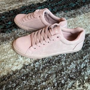 Nautica mineral pink suede sneakers